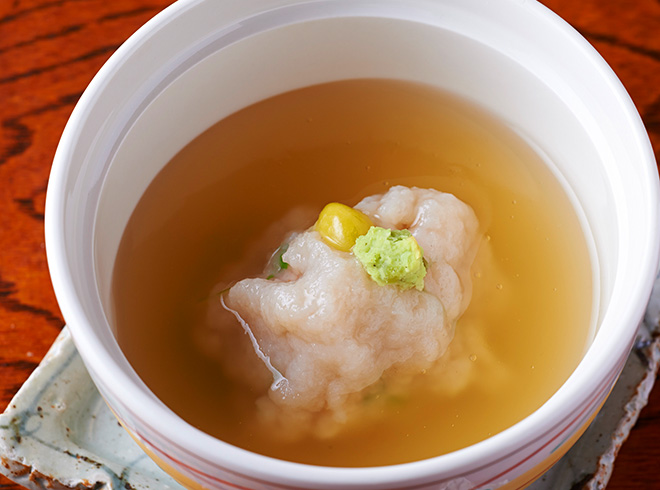 丸いも揚げ出し