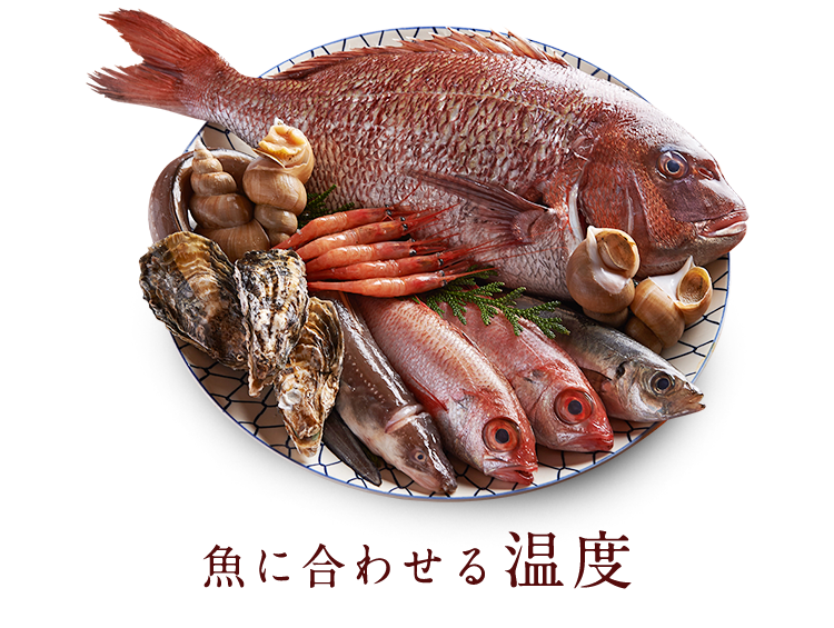 魚に合わせる温度