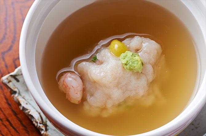 加賀野菜の蓮蒸し